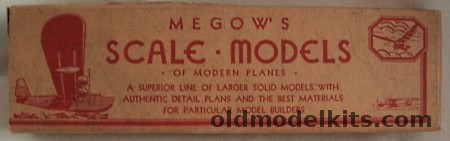 Megow Luscombe Phantom - 8 inch Wingspan Balsa Solid Airplane Model plastic model kit